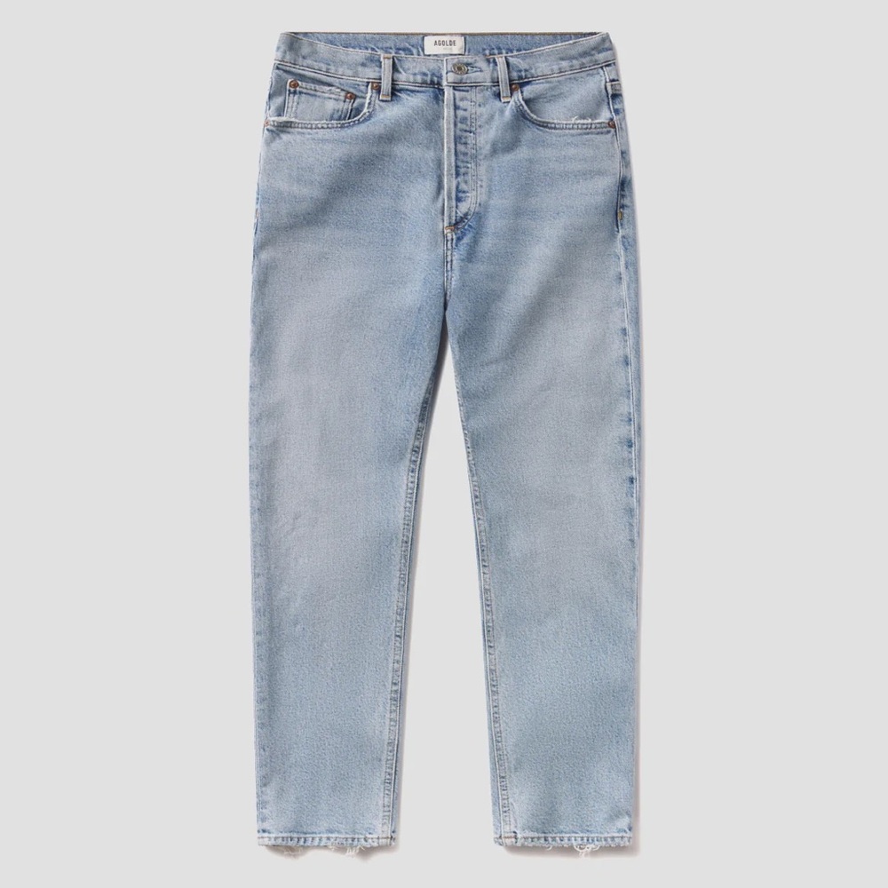 AGOLDE Riley High Rise Straight Crop Jeans Size 33 | Great Condition